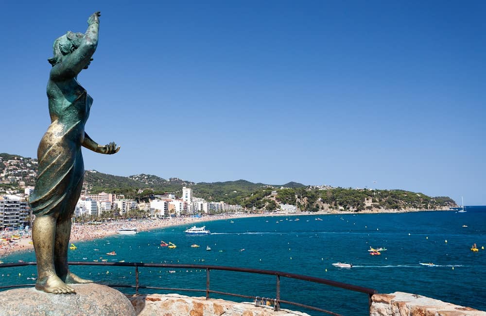 Monumenten in Lloret de Mar - dona marina