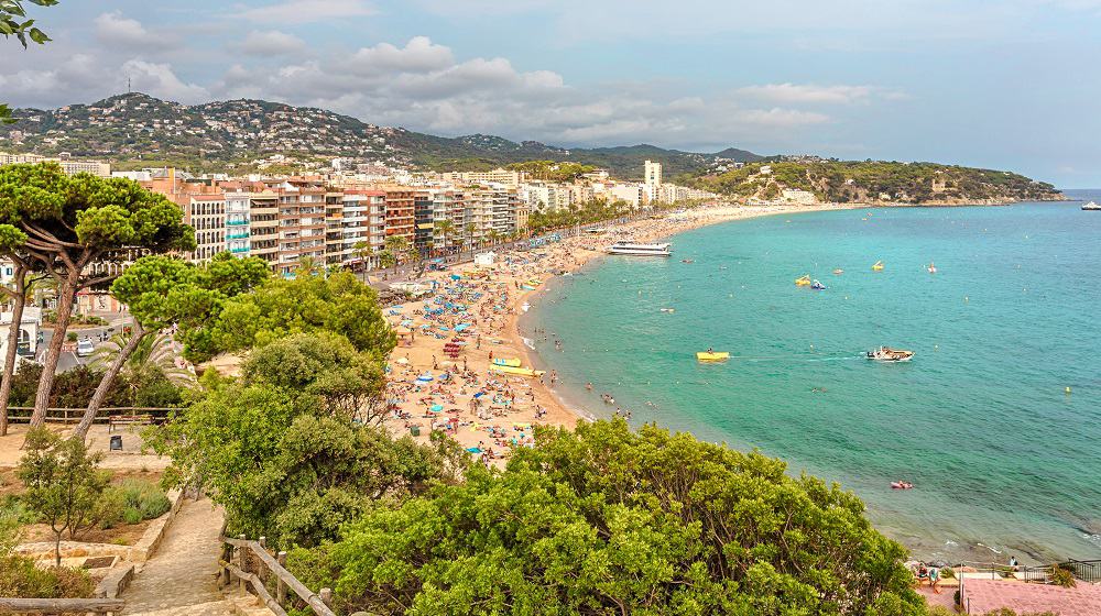 Aan welke kust ligt Lloret de Mar